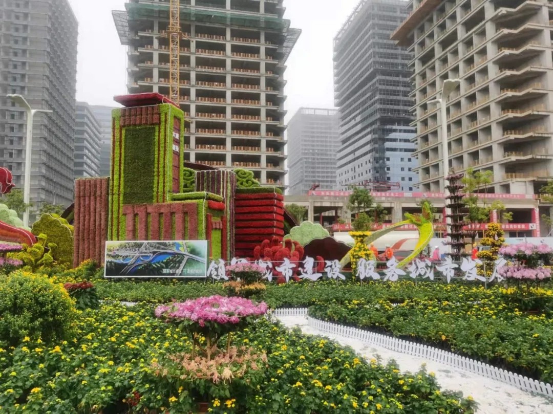 “领军城市建设，服务城市发展”资阳城投集团参展资阳市第三十三届菊花展